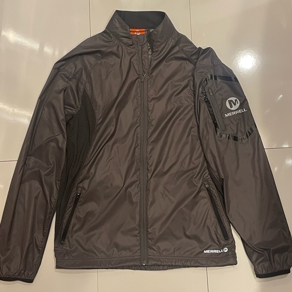 MERRELL gray  shell running jacket - Picture 1 of 6